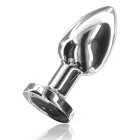 Buttocks by TOYJOY The Glider Vibrating Anal Plug – 10.2 cm (4″) – Silver — Photo 1