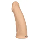 Вибрирующая насадка на член 17.25 cm (7″) – телесный — Фото 1