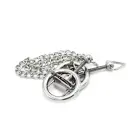 Adjustable Nipple Clamps with Rings and Chain – Silver — Photo 2