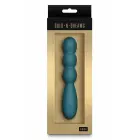 GOLD-N-DREAMS Rosa Emerald – elastīgs silikona vibrators – 3 lodītes – zaļš – 16 cm — Foto 1