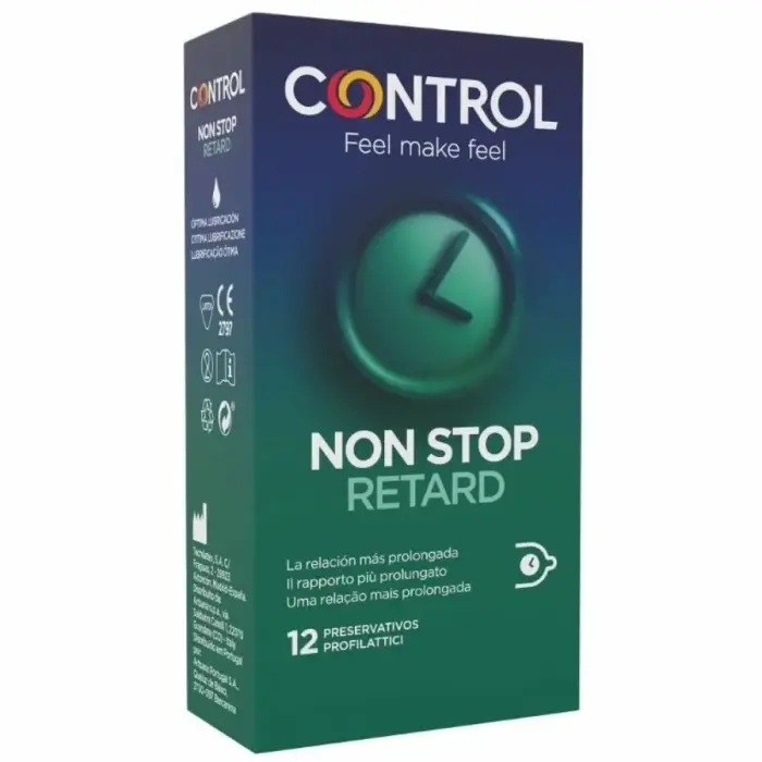 Control Non Stop Retard viivitusega kondoomid – 12 tk