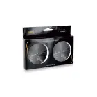 Apaļi krūšu uzlīmju komplekti ar mirdzumu un pomponiem – melni – Viens izmērs Foto 2