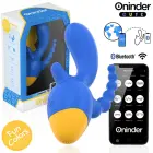 ONINDER CUTE Love 3 Some Triple Vibrator – 13 cm (5.1″) – Blue — Photo 8