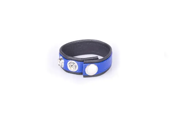 Rainbow Leather Ball Stretcher – Black & Blue