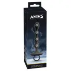 ANOS elastīgas anālās bumbiņas – 21.1 cm – Melns Foto 2