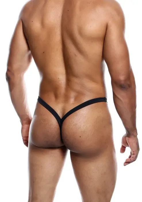 MOB Y Buns vīriešu stringi – melni – S Foto 3