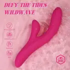 Kinky Pleasure Model Y Vibey dvigubas triušio vibratorius – 23.5 cm (9.3″) – rožinis — Nuotrauka 7