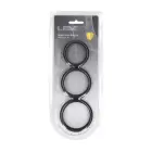 LEVELZ Wide O Silicone Ring Set L/XL/XXL Black – 3-Pack — Photo 1