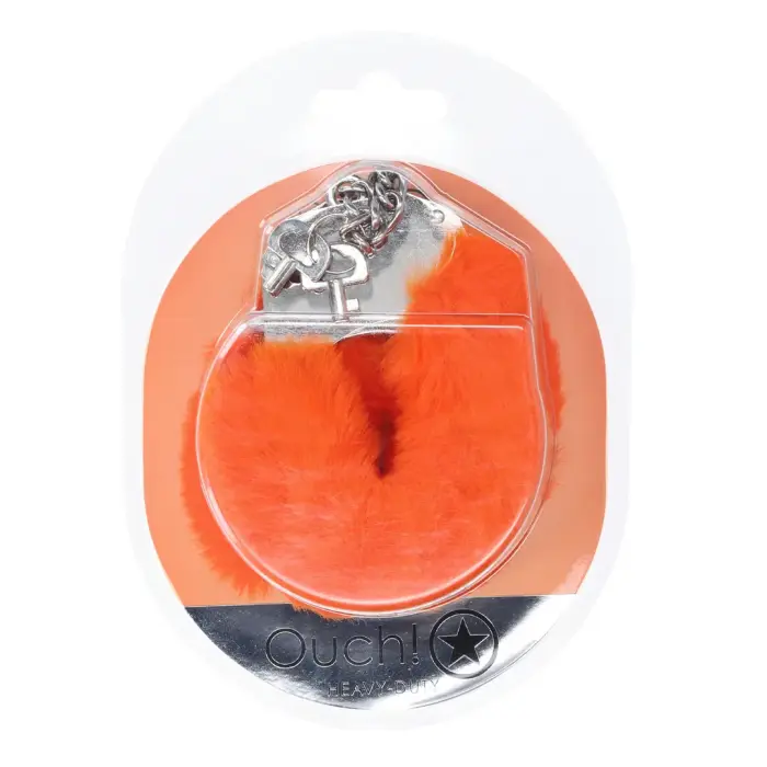 Heavy-duty Fluffy Handcuffs – Orange