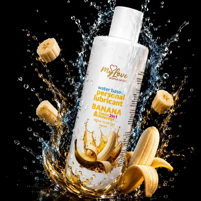 MyLove Aroma Series интимный и массажный гель 2-в-1 – банановый – 300 мл