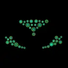 Ķermeņa rotaslietu uzlīmes – Sejai – Spīd tumsā Foto 4