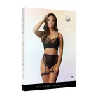 2-Piece Bra Set with Garters – Black – One Size — Photo 1
