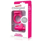 The Screaming O Charged CombO Kit #1 – uzlādējama vibrolode, gredzens un pirksta uzmava – rozā — Foto 6