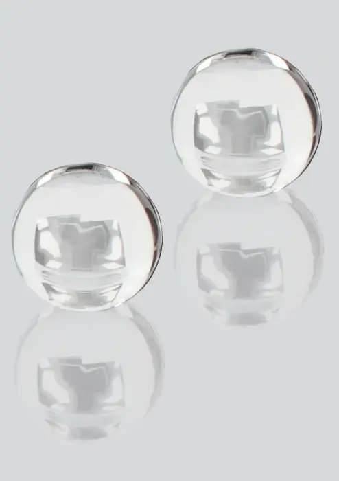 TOYJOY GLASS WORXX Утяжелённые шарики Кегеля – прозрачные