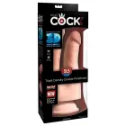 KCP 9.5 TD Intimate dubultais teksturēts dildo – 24 cm (9.5″) – miesas krāsa — Foto 1