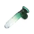 Kiotos Cox värviline dildo iminapaga – 21.5 cm (8.5″) – Läbipaistev — Foto 6