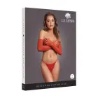 Sädelevad ooperikindad kuldse säraga – punane/kuldne – üks suurus Photo