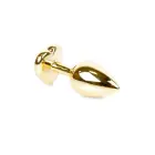 Jewellery Gold анальная пробка в форме сердца – 7 cm (2.8″) – Зеленый — Фото 2