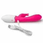 EasyToys Ascella Dual-Motor triušio vibratorius – 21.5 cm (8.5″) – rožinis — Nuotrauka 5