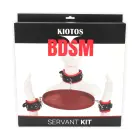 Kiotos BDSM Servant rinkinys – raudonas — Nuotrauka 6