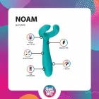 Noam двойной перезаряжаемый интимный девайс – 21.5 cm – Черный — Фото 4