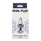 Diamond Bum Bijou Analinis kištukas – S – Sidabras — Nuotrauka 3