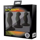 Nexus G-Play Trio Plus – 3 daļu uzlādējams silikona komplekts – Melns — Foto 4