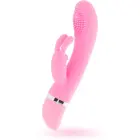 Колеблющийся кролик-вибратор с двумя моторами Intense Susy – 18.8 см (7.4″) – розовый — Фото 3