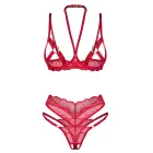 Obsessive Cupide Desir Lingerie Set – Red – S/M — Photo 2