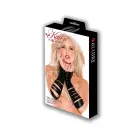Wild Kitten Gloves with Slashed Effect and Open Fingers – Black – One Size — Photo 1