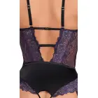 Cottelli Lingerie Bodysuit with Chains – Black/Purple – XL — Photo 7