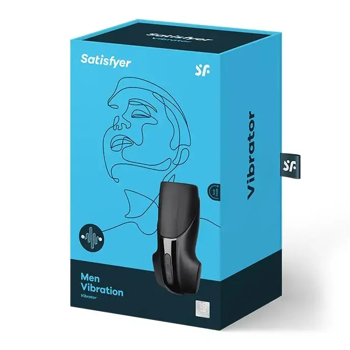 Satisfyer Men вибрирующий мастурбатор – черный