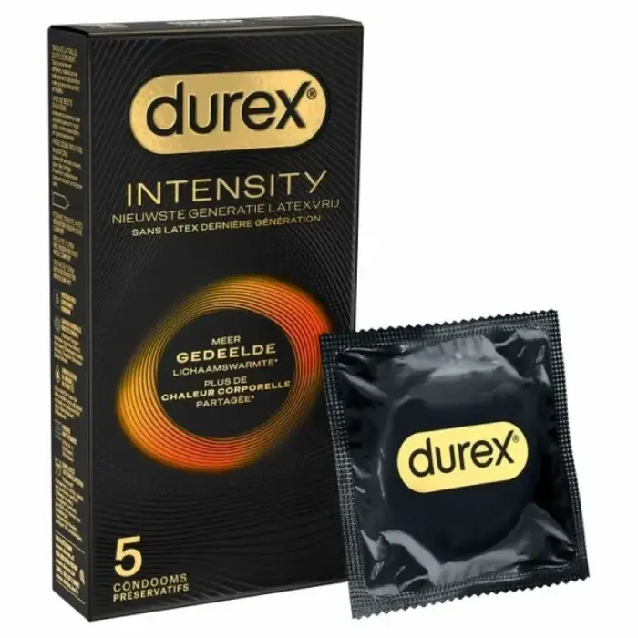 Durex Intensity lateksivabad eriti õhukesed kondoomid – 5 tk
