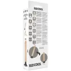 BASECOCK realistiškas vibratorius 2-in-1 – 20 cm (7.8″) – kūno spalva — Nuotrauka 5