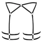 Cottelli LINGERIE Black Suspender Belt with Double Thigh Straps – S/M — Photo 6