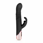 Rosy Gold truša vibrators ar kustību – 13 cm (5″) – melns — Foto 3