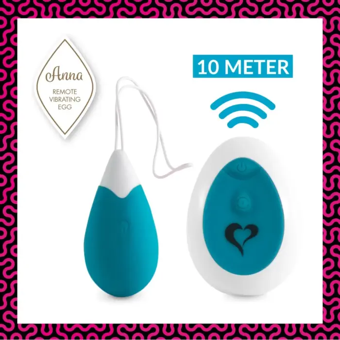 FeelzToys Anna Remote Vibrating Egg – Green