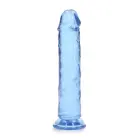 Taisns reālistisks dildo ar piesūcekni – 20 cm (7.9″) – Caurspīdīgs Foto 7