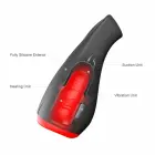 Leten Airturn2 – мастурбатор с всасыванием и вибрацией – силиконовая камера – чёрный — Фото 9