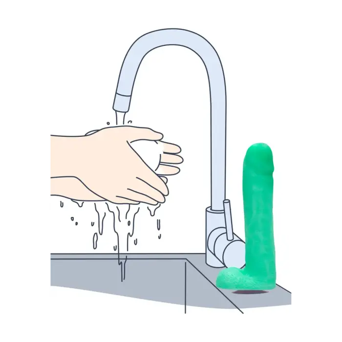 Glow in the Dark Dicky Soap with Balls Foto 4