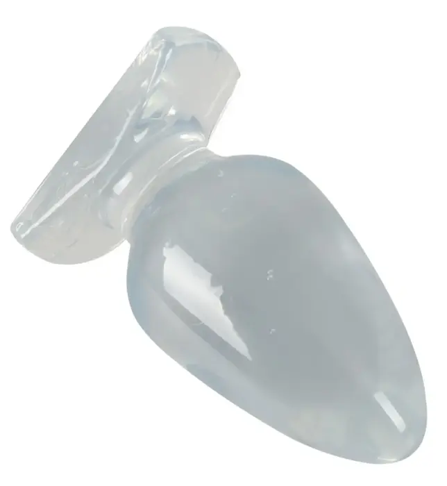 Kristāldzidrs liels spraudnis – 12.2 cm (4.8″) – Caurspīdīgs Foto 5