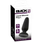 Black Velvets Liquid Silicone Plug L – 12.3 cm – Black — Photo 1