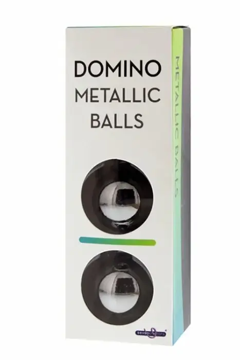 DOMINO Metallic Balls – водонепроницаемая система тренировки тазового дна – серебристый
