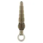 Beaded Anal Plug with Ring – Clear — Photo 1