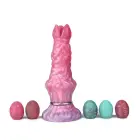 Monstar Cox Alienspawn dildo – 20.3 cm (8″) – rozā-violets — Foto 5