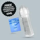 CRUSHIOUS Ribbed locekļa uzmava ar rievām – 15.5 cm (6.1″) — Foto 2