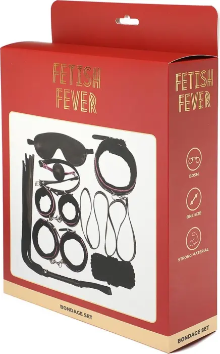 Fetish Fever - Bondage Set - 7 pieces - Black Foto 2