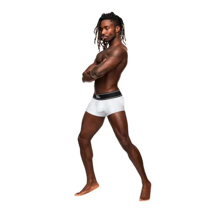 Male Power Pouch Short – White – L