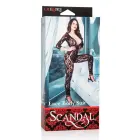 Scandal кружевное боди с открытой промежностью – чёрное — Фото 3