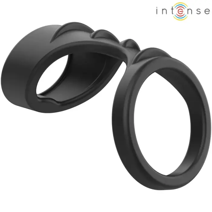 INTENSE THEO Double Silicone Support Ring Model 3, 5.1 cm – Black